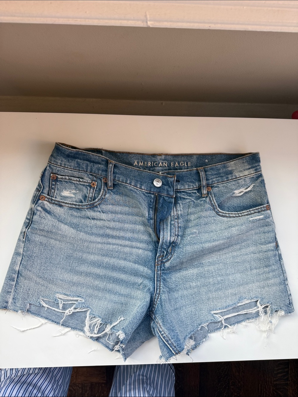 American Eagle Outfitters Distressed Denim Shorts